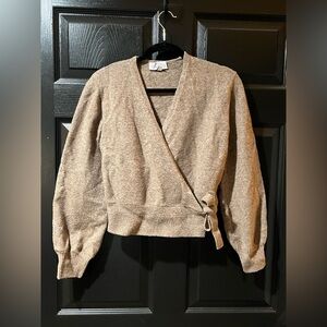 & Other Stories Wrap Front Sweater